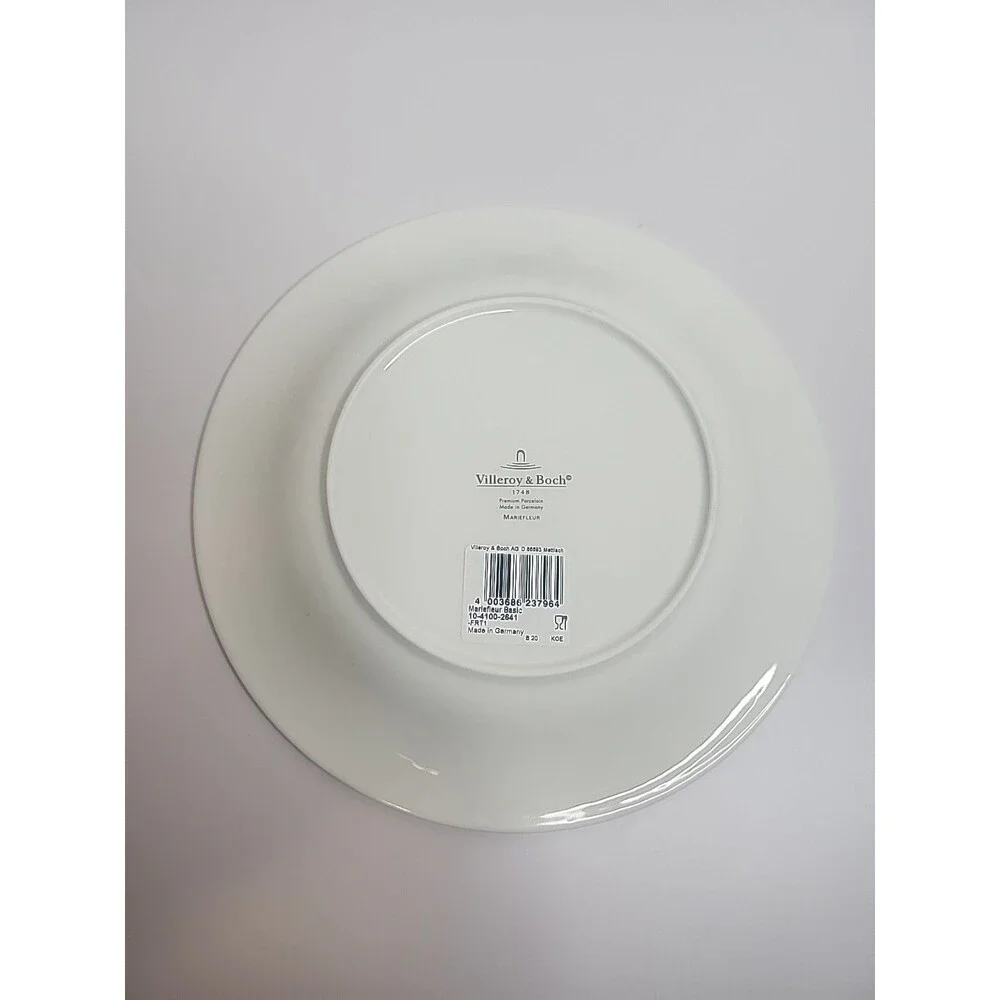Set Of 4 Villeroy & Boch Dessert Salad Plate Mariefleur Floral 8.5